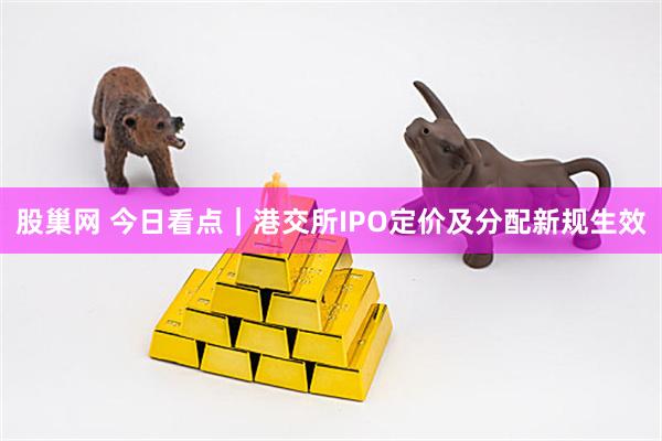 股巢网 今日看点｜港交所IPO定价及分配新规生效